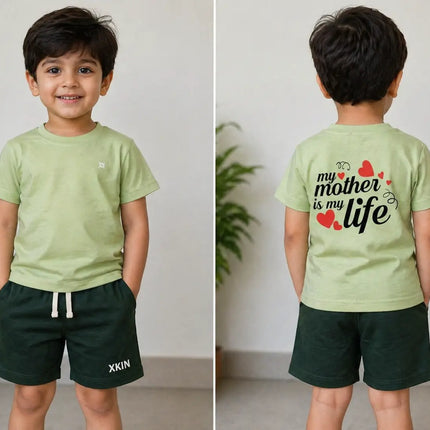 Kids Co-Ord Set with back print