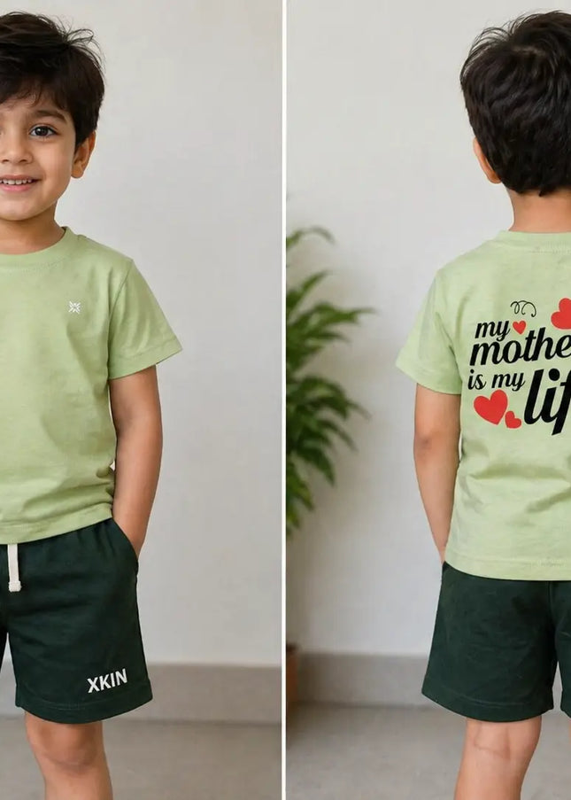 Kids Co-Ord Set with back print
